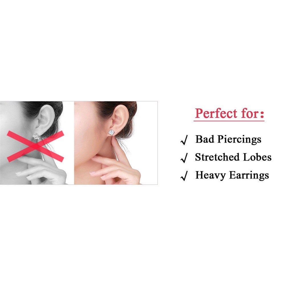 Cặp Nút Chặn Khuyên Tai Chống Dị Ứng