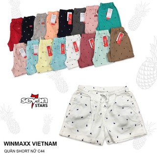 Quần short in hoạ tiết lưng thun C44 Seven Stars