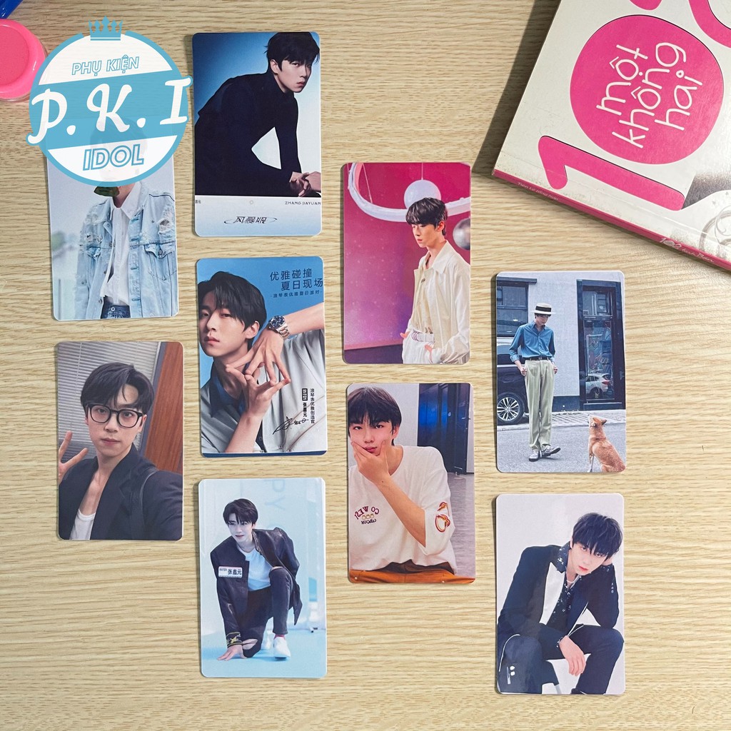 Bộ 9 Card TRƯƠNG GIA NGUYÊN INTO1 WEIBO SƯU TẦM