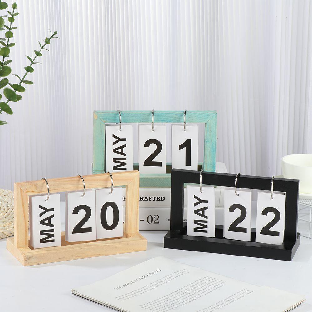 Lịch Gỗ Để Bàn Thiết Kế Sáng Tạo Dùng Trang Trí