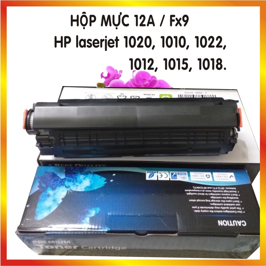 Hộp mực máy in HP laserjet 1010, 1020, 1022, 1012, 1015, 1018 Cartridge 12A - FX9, mới 100%, đã có mực.