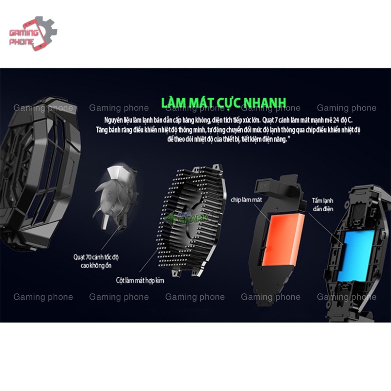 Quạt tản nhiệt Black Shark Funcooler 2 Pro | BigBuy360 - bigbuy360.vn