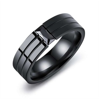 Nhẫn thép titan trang sức Gothic