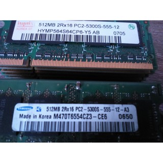Combo 02 DDR2 SDRAM 512MB PC5300 667Mhz