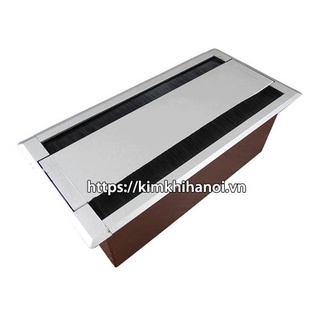 Hộp điện âm bàn họp văn phòng - bàn làm việc, mở lật 2 chiều.