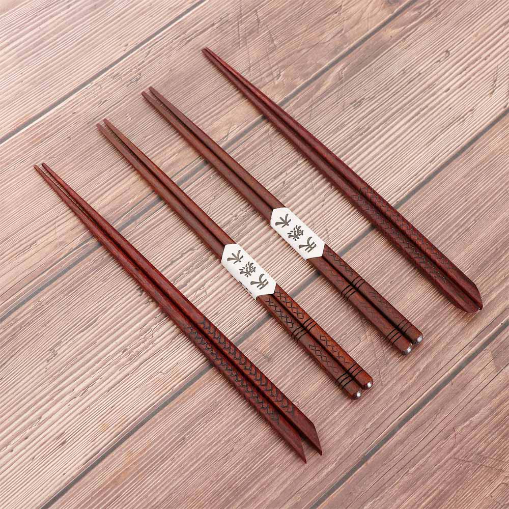SJJL Set 1/ 4 đôi đũa gỗ cao cấp 22.5cm