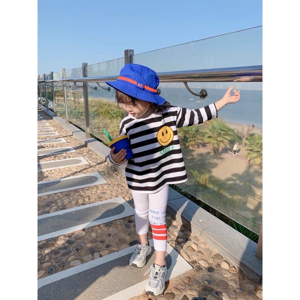 Lyvyshop - Quần legging dài cotton 4 chiều cho bé gái từ 08kg-24kg