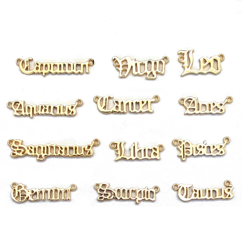 Set 12 Mặt Dây Chuyền Hình 12 Cung Hoàng Đạo Độc Đáo