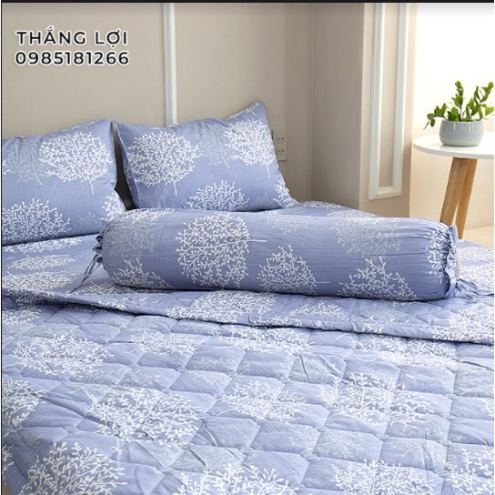 Drap Cotton 100% Thắng Lợi chính hãng Mẫu A628 IN LOGO THẮNG LỢI vệ sinh dễ dàng.