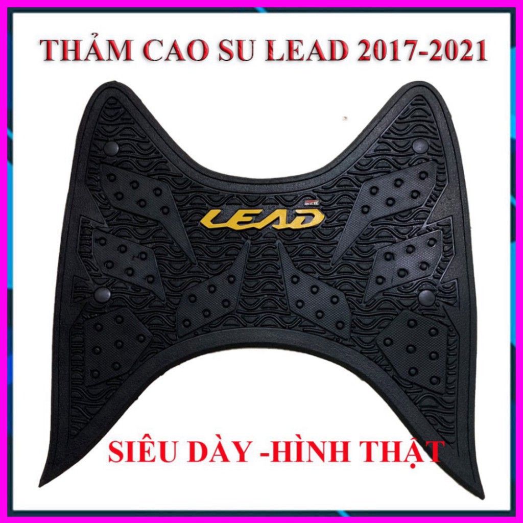 Thảm để chân cao su Lead 2017-2021 hàng đẹp dày