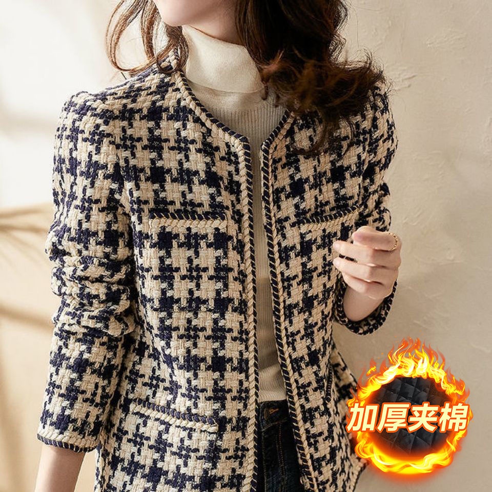 Áo khoác Tweed dáng ôm thời trang thu đông dành cho nữ 2021 | BigBuy360 - bigbuy360.vn