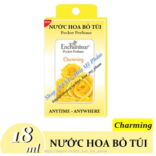 Enchanteur - Nước hoa bỏ túi Charming 18 ml ( Chai nhựa - 250 lần xịt )