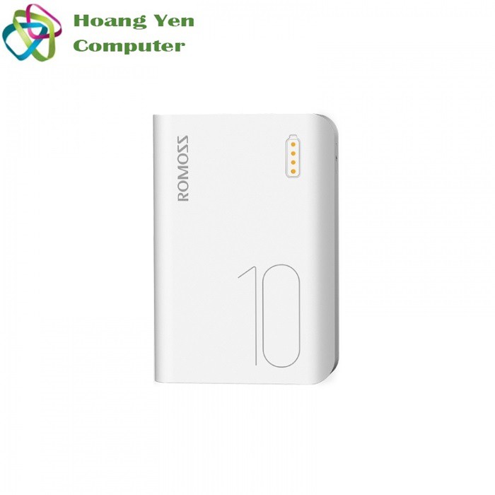 Sạc Dự Phòng Romoss Sense 4s Mini 10000Mah Siêu Nhỏ 2 Cổng Sạc Vào - Bh 1 Năm | Pin Dự Phòng Romoss Sense 4 Mini