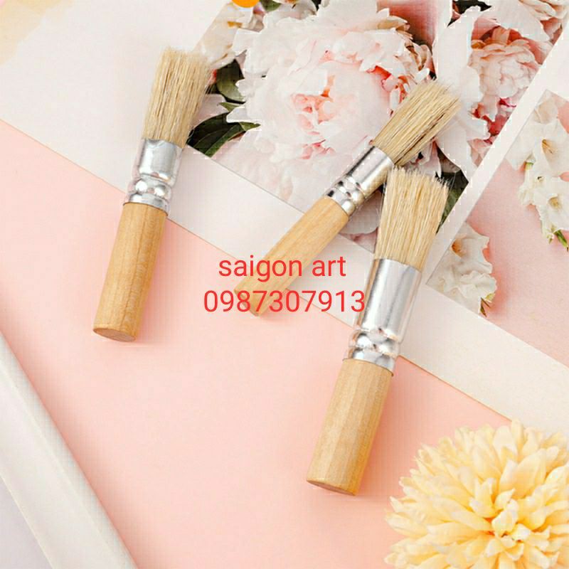 BỘ 3 CỌ ĐẦU TRÒN STENCIL MONT MARTE