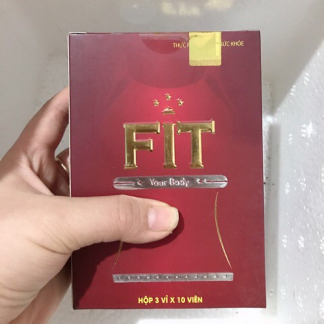 Viên uống Slim FIT giảm mỡ máu, mỡ thừa, hỗ trợ giảm cân hộp 3 vỉ x 10 viên