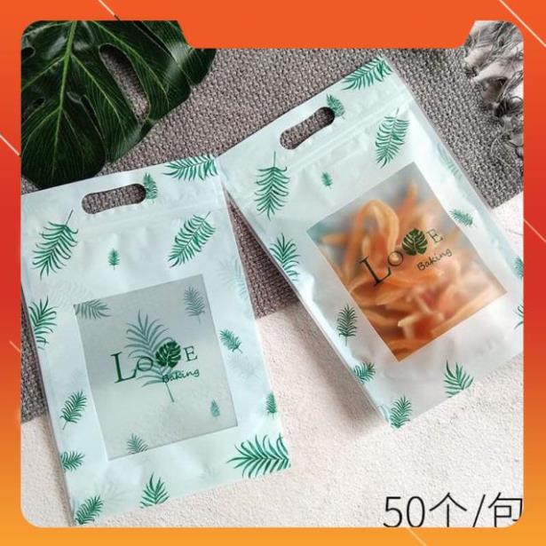 10 Túi zip lá chữ love