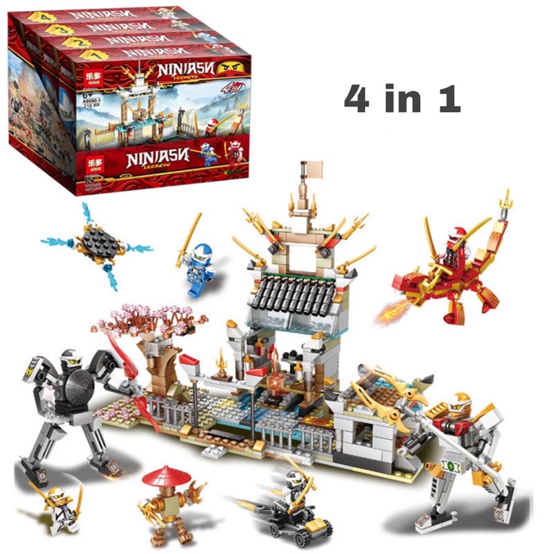 Đồ chơi Lego Ninjago xếp hình thông minh cho bé 4 in 1