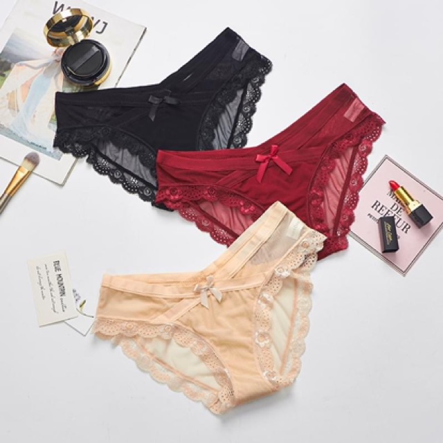Quần Lót Ren Nữ Cạp Chéo mềm mại sexy quyến rũ gợi cảm mã 5779