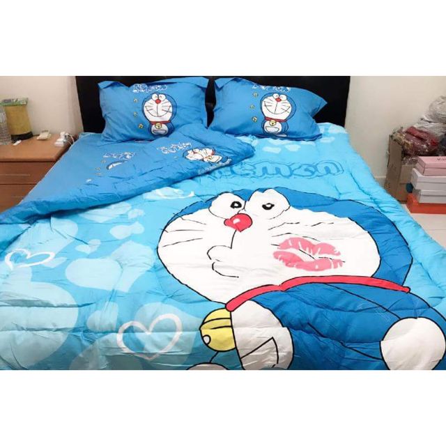 BÔ GRAP COTTON DOREMON