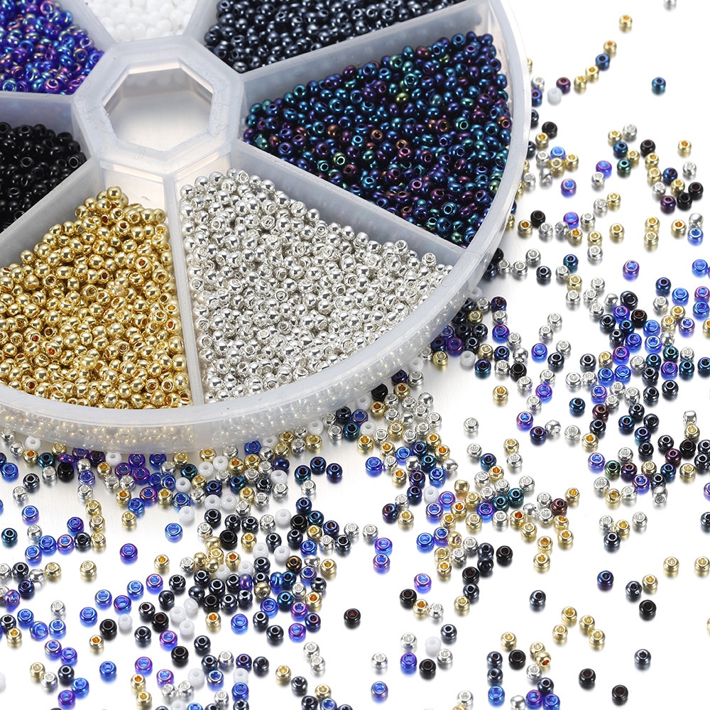 Hộp Hạt Kính 2mm Làm Trang Sức Diy