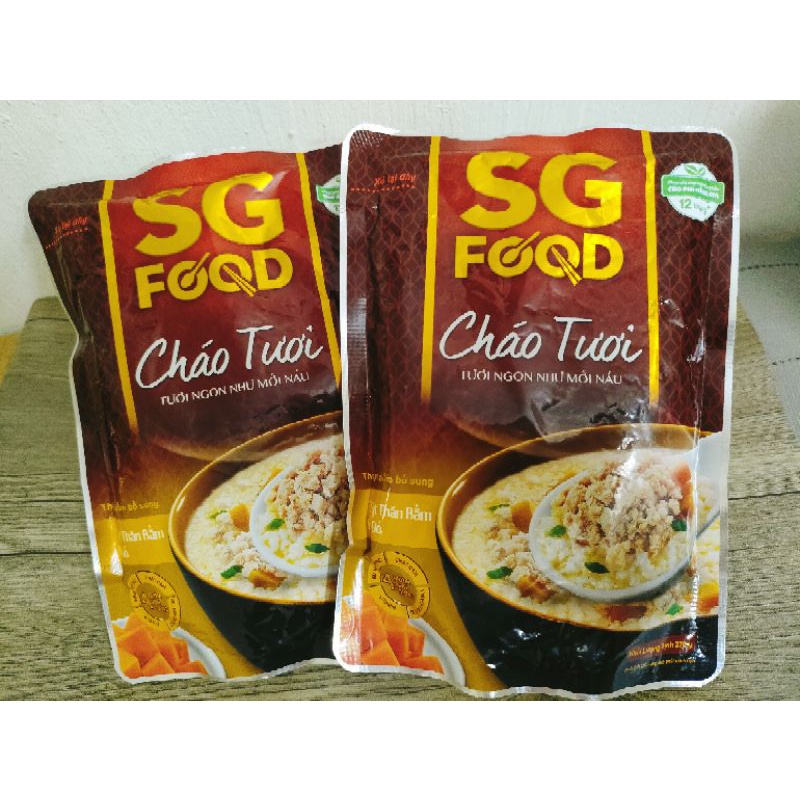 CHÁO TƯƠI SGF 270G DÀNH CHO BÉ TỪ 12 THÁNG TUỔI THƠM NGON TIỆN LỢI. | BigBuy360 - bigbuy360.vn