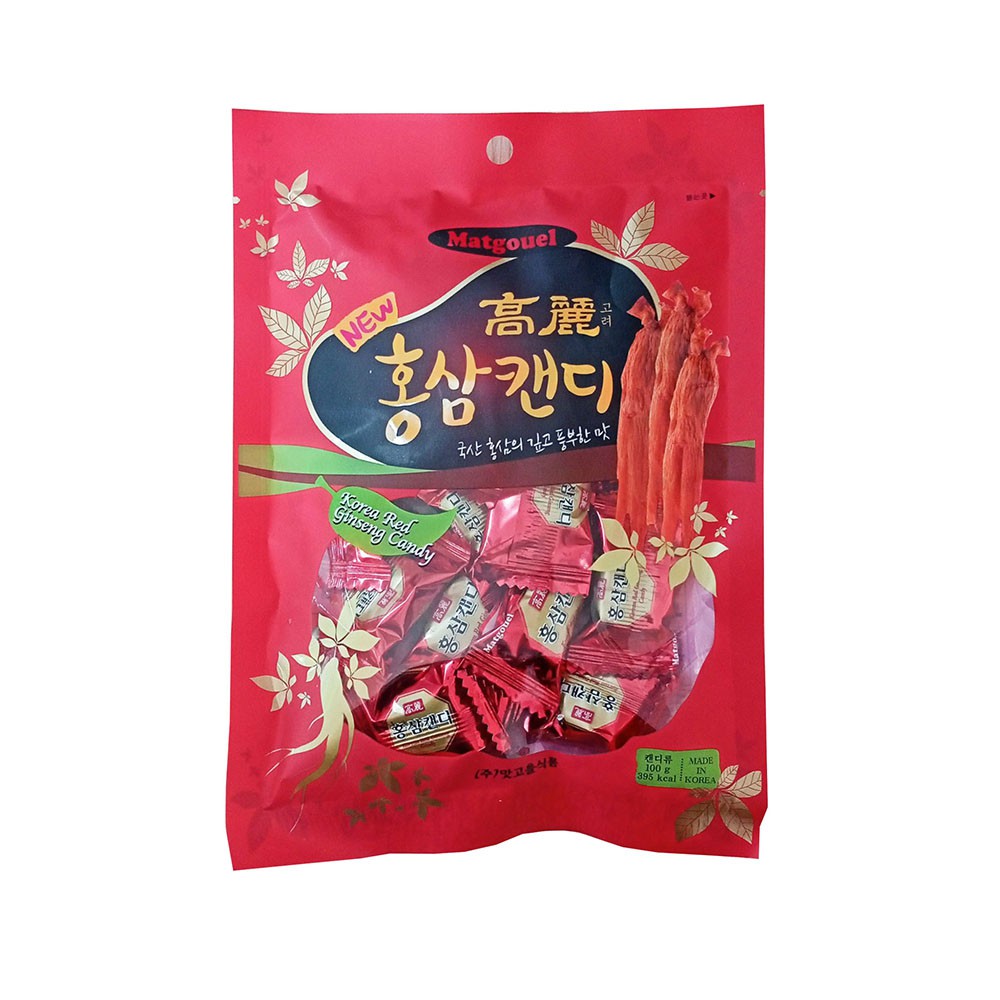 Kẹo hồng sâm hàn quốc Korean Red Ginseng candy 100g KPHUCSINH - Hàng Chính Hãng