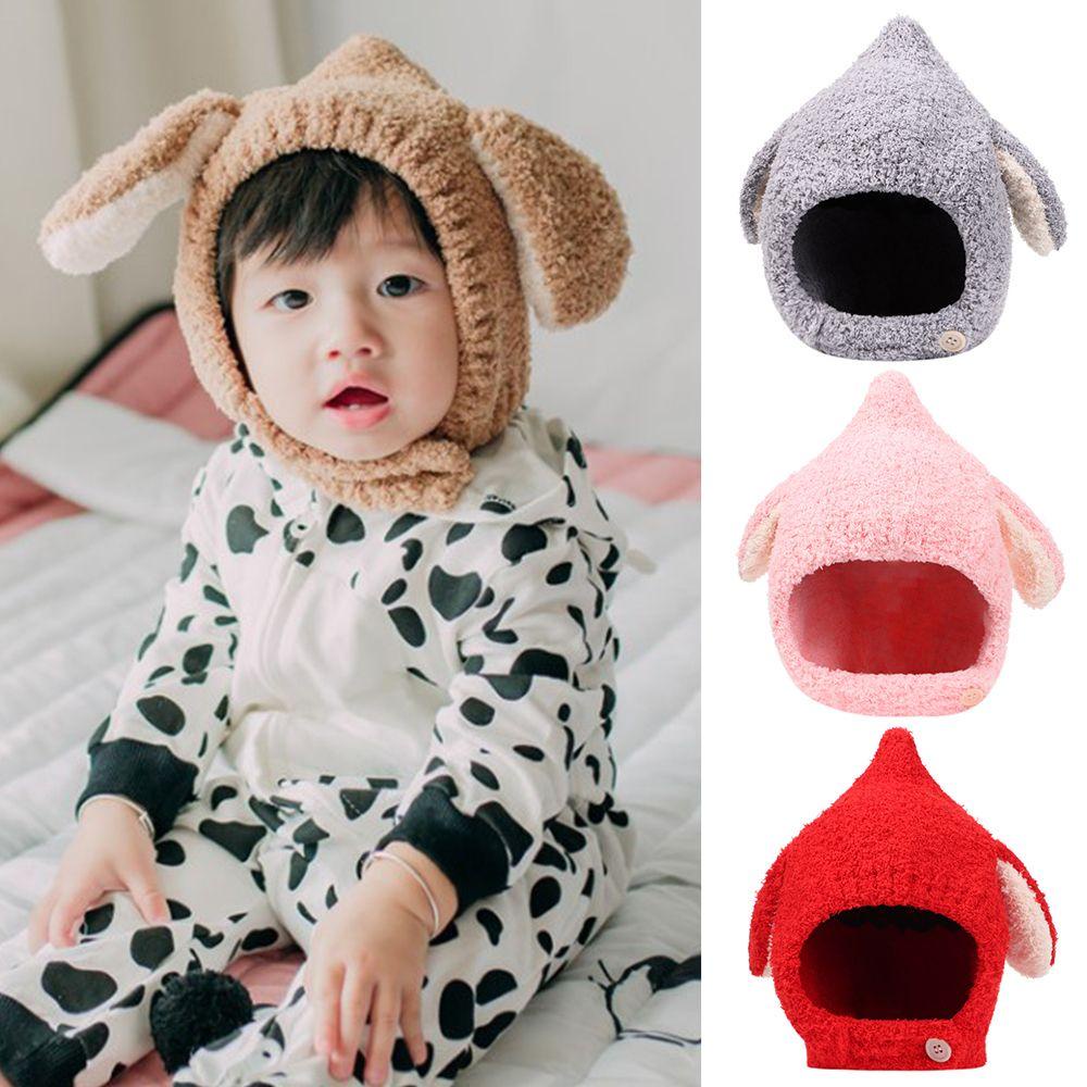 Mũ Lông Dày Dặn Giữ Ấm Mùa Đông Dành Cho Bé Trai Và Bé Gái