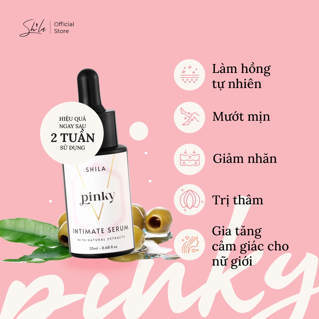 Serum làm hồng vùng kín Shila 20ml (Shila Serum Pinky)