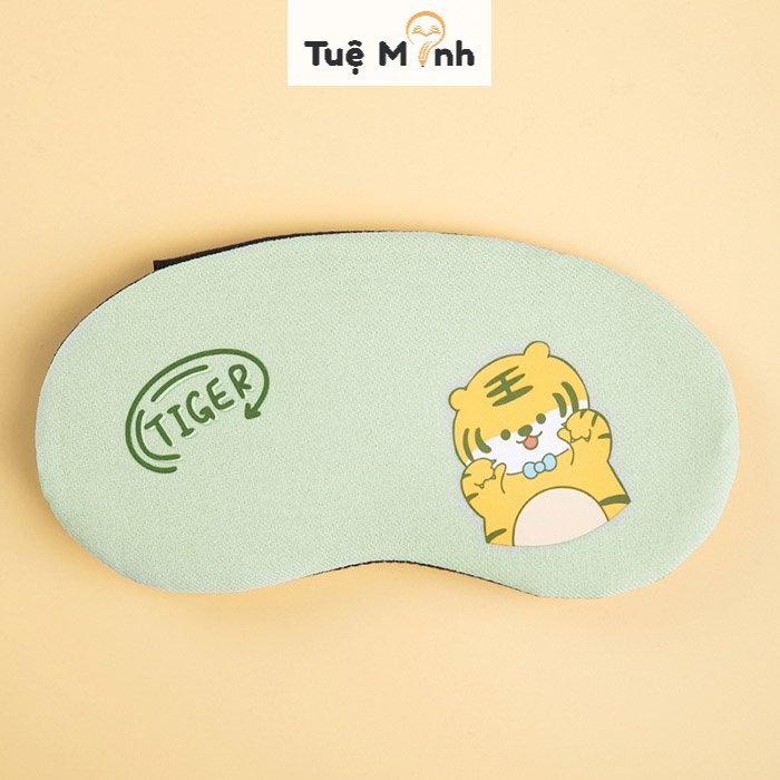 Bịt mắt ngủ gel hoạt hình dễ thương SOKLONG, bịt mắt cute có túi gel làm mát