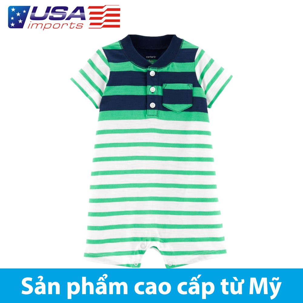 Romper áo liền quần cổ polo Car-tờ Auth Từ Mỹ (16574511)