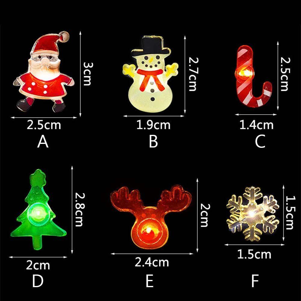 Pinou Dây Đèn Led 2m 20 Bóng Hình Ông Già Noel Bông Tuyết Tuần Lộc
