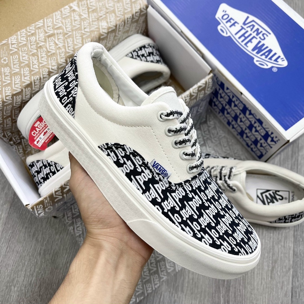 Giày thể thao Giày Vans chữ Fead Off God hot 2022,Giày sneaker Vans Vaul chữ dành cho nam nữ hàng chuẩn full bill box pk