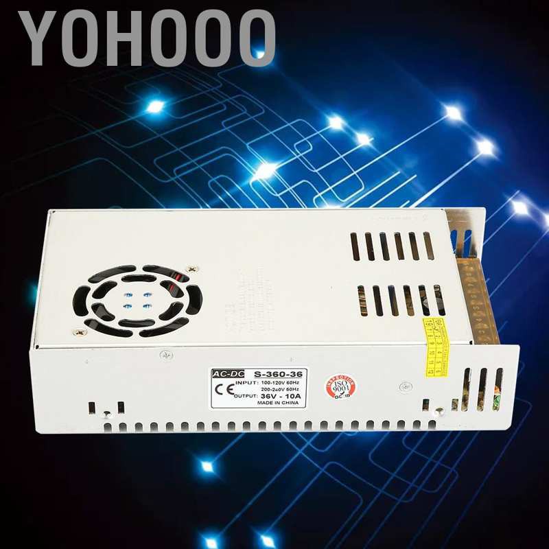 DC POWER Bộ Chuyển Nguồn Ac 110v-220v Sang Dc 36v 10a 360w Cho Dải Đèn Led