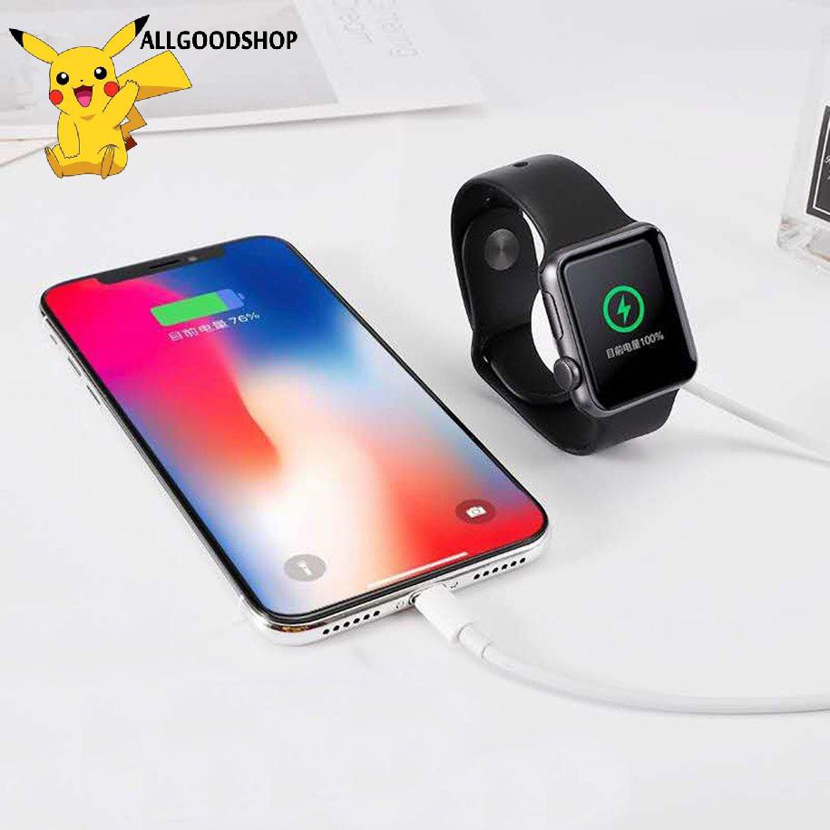 111all} 2-In-1 Watch Wireless Charging Cable For Iphone And Iwatch Charging Cable