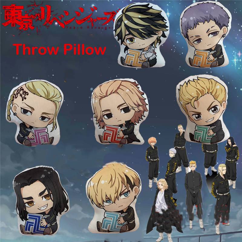 Gối Nhồi Bông Dễ Thương Hình Tokyo Revengers