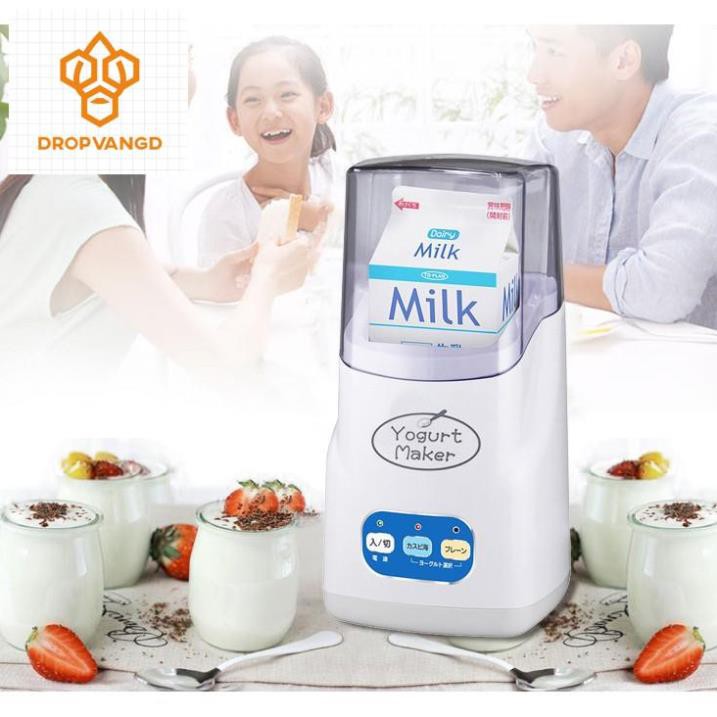 Máy Làm Sữa Chua Nhật Bản Tại Nhà Yogurt Maker, 3 Nút Tự Động Công Nghệ Mới, Bảo Hành 12 Tháng - AQ