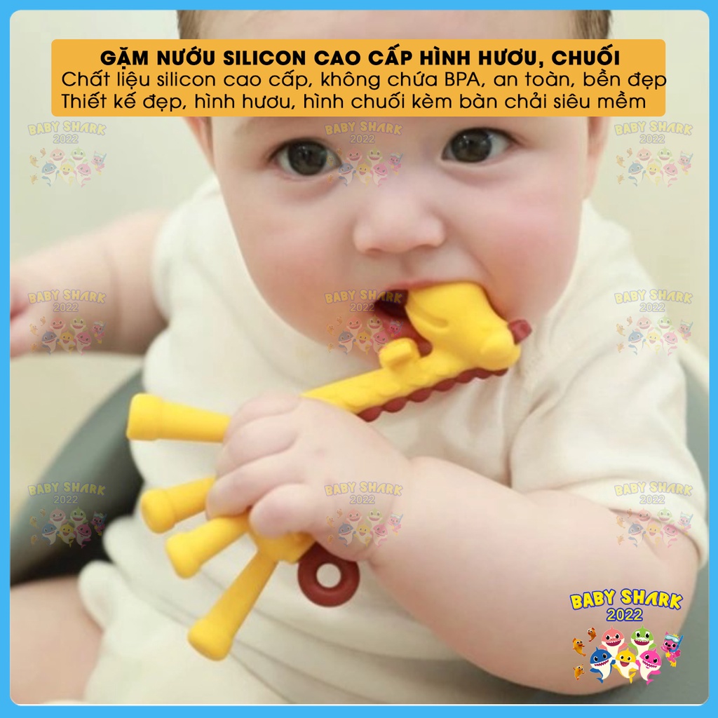 Găm nướu hươu, chuối an toàn cho bé