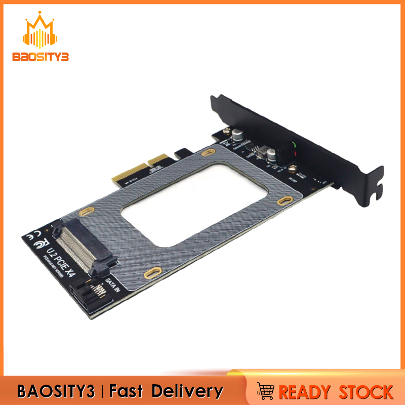 [baosity3]PCI-E 3.0 4X to U.2 SFF-8639 Expansion Card PCI-E/SATA/SAS for Desktop PC