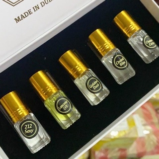 SET  5 CHAI TINH DẦU NƯỚC HOA DUBAI