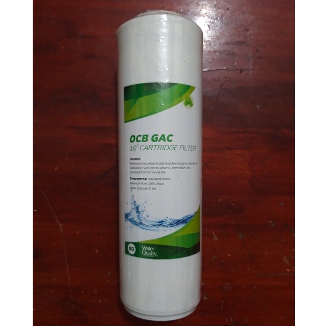 Lõi lọc than hoạt tính OCB GAC (10inch)