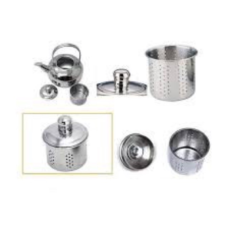 Ấm đun nước inox có lưới lọc trà