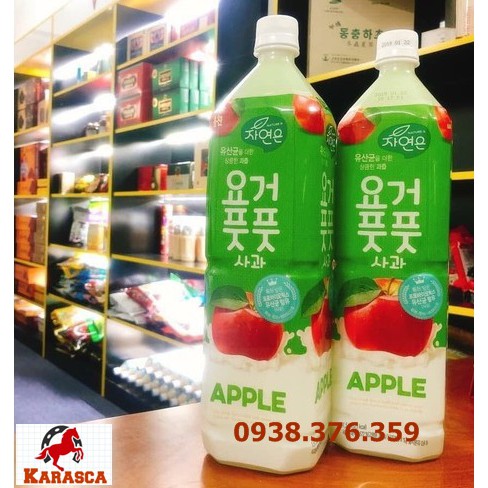 Nước Trái Cây Lợi Khuẩn Woongjin Hàn Quốc Vị Đào,Táo Chai 1500ML | BigBuy360 - bigbuy360.vn