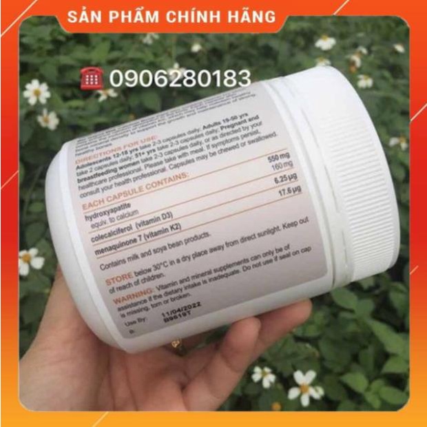 Bio Island Milk Calcium Bone Care 150 viên Canxi sữa hữu cơ shopnguyenanh88