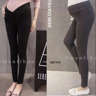 Quần Legging Cho Mẹ Bầu Cạp Chéo Chất Siêu Đẹp
