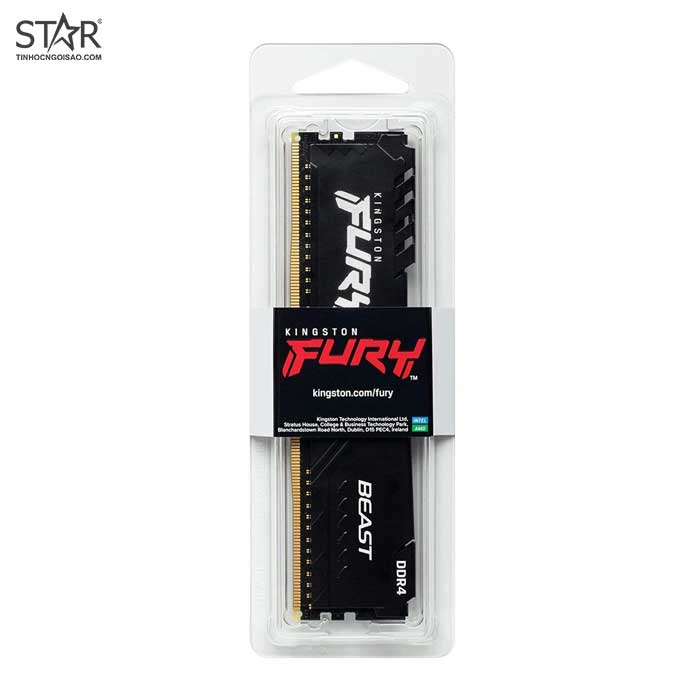 Ram DDR4 Kingston 8G/3200 Fury Beast (1x 8GB) (KF432C16BB/8) TRAY (Không Box)