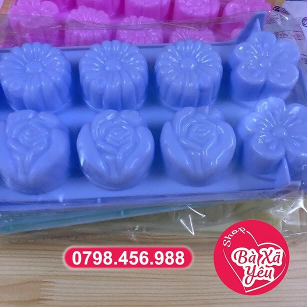 Combo 5 khuôn rau câu , khay đá , làm bánh - BX3327