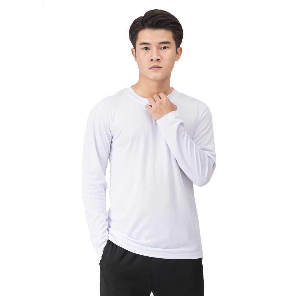 Áo thun nam tay dài, áo giữ nhiệt thể thao nam body co giãn, giữ ấm, màu sắc trẻ trung và năng động MANXURY