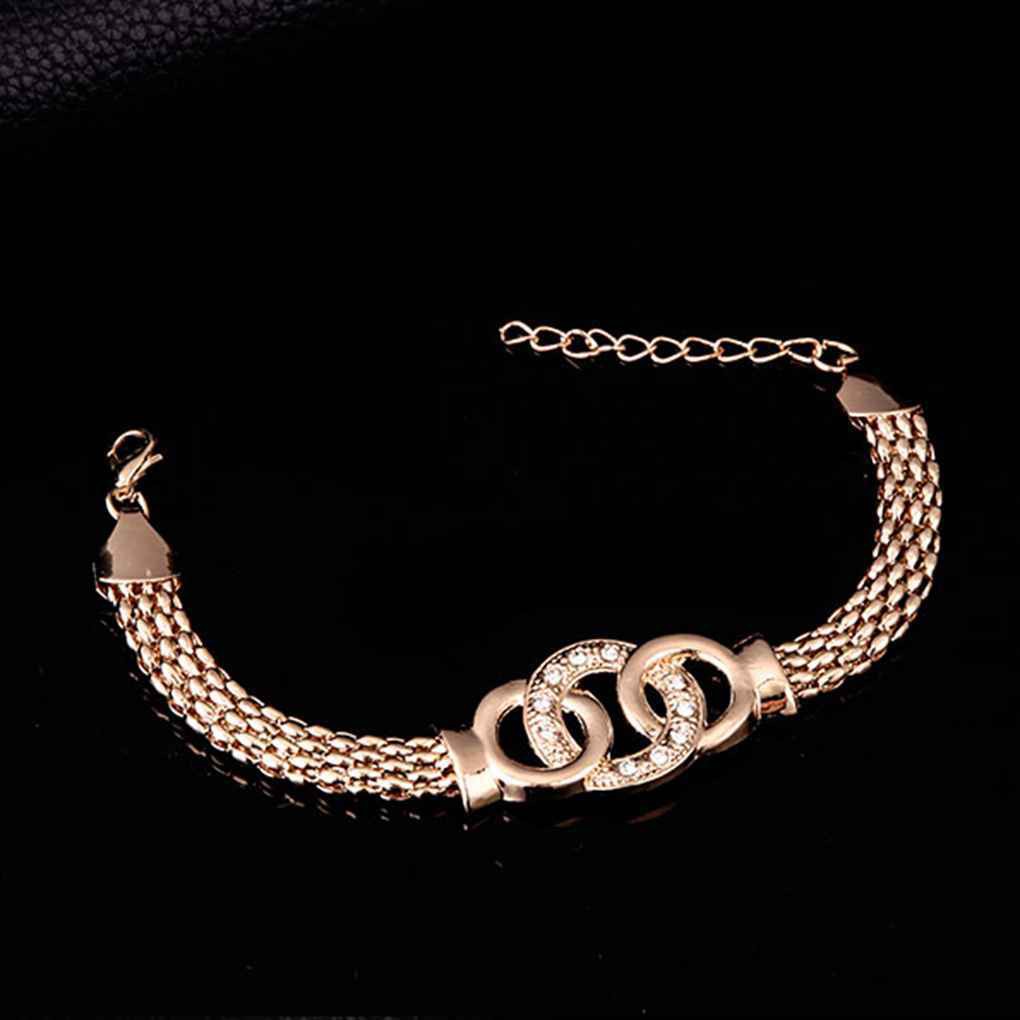 Bộ Trang Sức Mạ Vàng 18k Đính Đá Sang Trọng