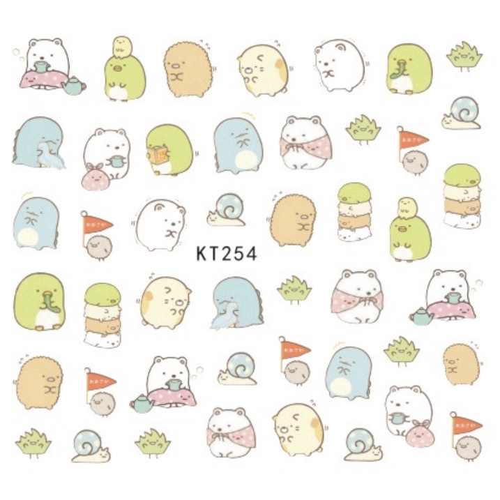 Nhãn Dán Trang Trí Móng Tay Cho Trẻ Em