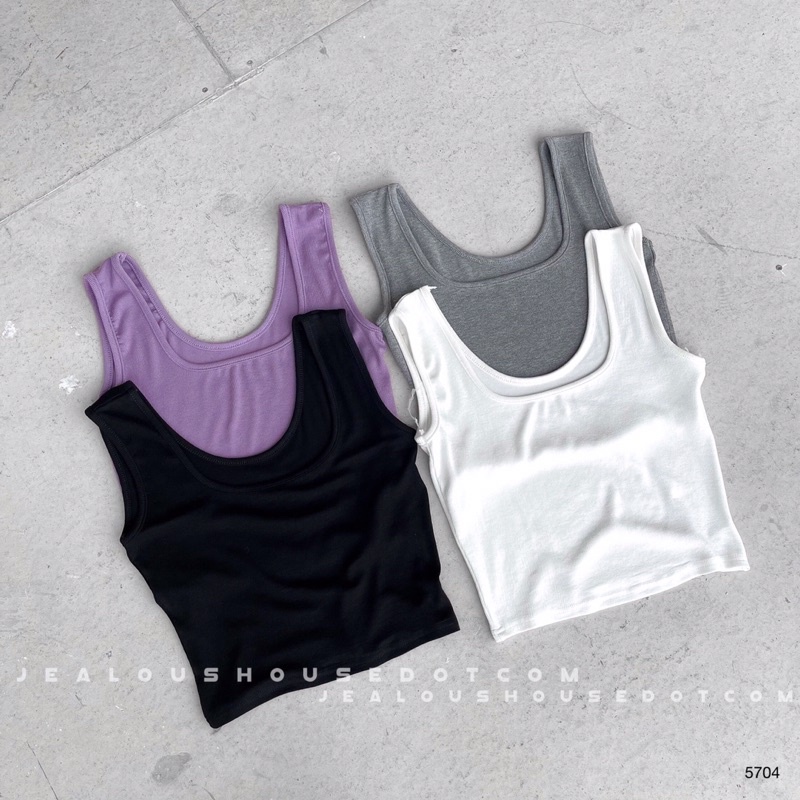 Áo tanktop nữ, áo tanktop dáng ngắn Yidu 5704